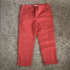 LOFT Bright Coral Trousers